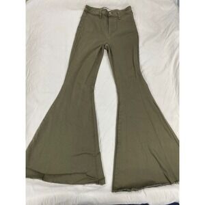 Tricot by Coast to Coast Olive Green High Waisted Bell Bottom Flare Pants